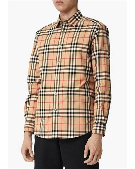 burberry classic check shirt